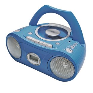 Portable Bluetooth® CD Player With Cassette And FM Radio Boom Box