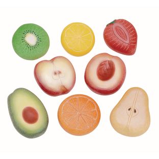 Sensory Outdoor Play Stones Fruit Set of 8