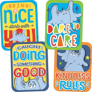 Horton Hears A Who™ Assorted Motivational Stickers - 72 Stickers, 9 designs Horton Hears A Who™ Assorted Motivational Stickers - 72 Stickers, 9 designs