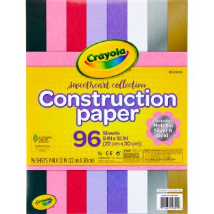 Crayola Sweetheart Collection Construction Paper 96 Sheets - 96 sheets Crayola Sweetheart Collection Construction Paper 96 Sheets - 96 sheets