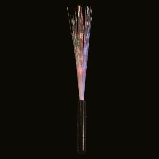 Lighted Fiber Optic Wands - 12 Pack