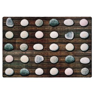 Stones Seating 6' x 9' Rectangle Pixel Perfect Carpet