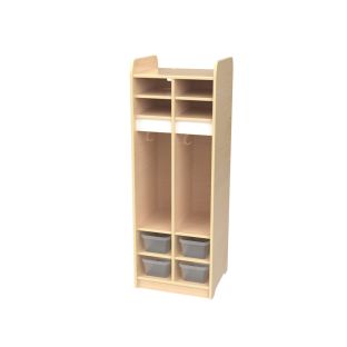 Millhouse Compact Preschool 2-section Locker w/Tubs