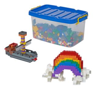 Small Building Bricks - 1,500 Pieces