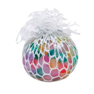 Mini Rainbow Mesh Squeeze Balls - 12 balls