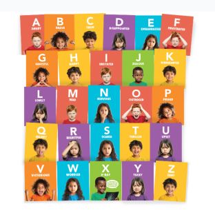ABC Emotions Posters Pack - 1 poster, 26 large cards