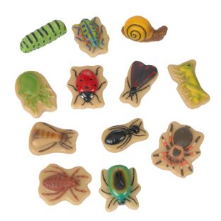 Sensory Play Stones - Bugs 12 pieces