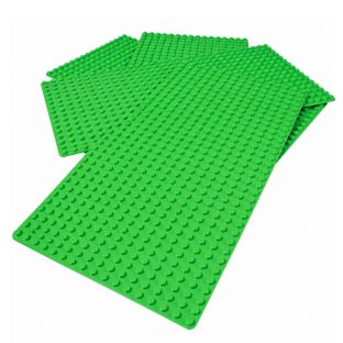 Preschool Size Building Brick Bases 10" x 20" - Set of 4