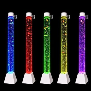 6ft Sensory Bubble Tube Lamp with Fake Fish