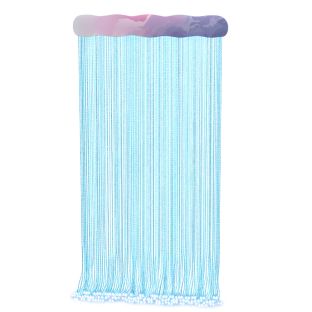 100 Strand Fiber Optic Light Curtain - 8 Color Settings