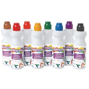 Colorations® Washable Chubbie Markers - Set Of 8