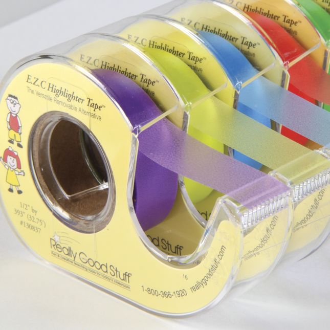 E.Z.C. Highlighter Tape - 1/2-in Wide - 32-ft Long