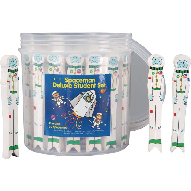 Really Good Stuff® Spaceman Deluxe Student - Set of 30 in Container