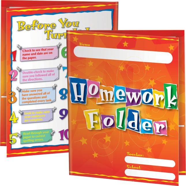 homework folder school