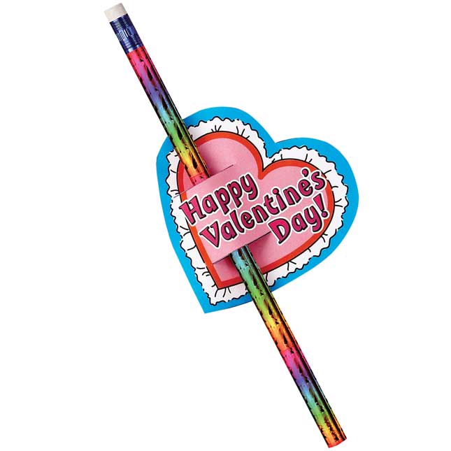 Valentine Heart Pencil Tux and Pencils