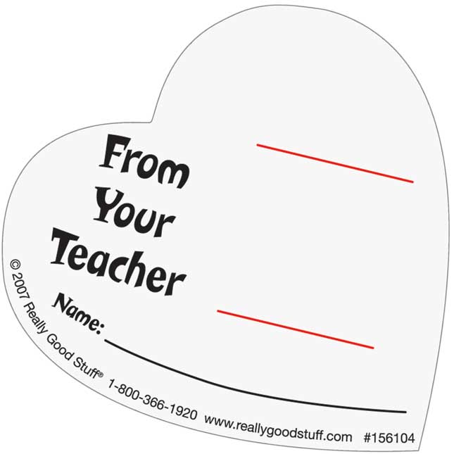 Valentine Hug From Your Teacher Pencils - 12 pencils