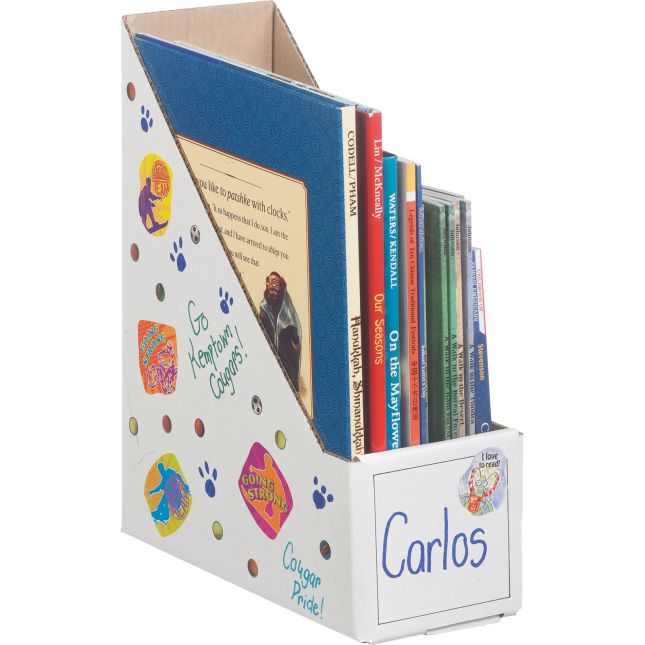 Color Your Own Book Holders- Set of 12