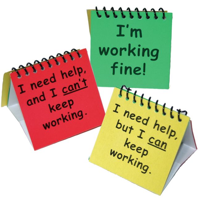 Really Good Stuff® I Need Help Mini Flip Chart Set