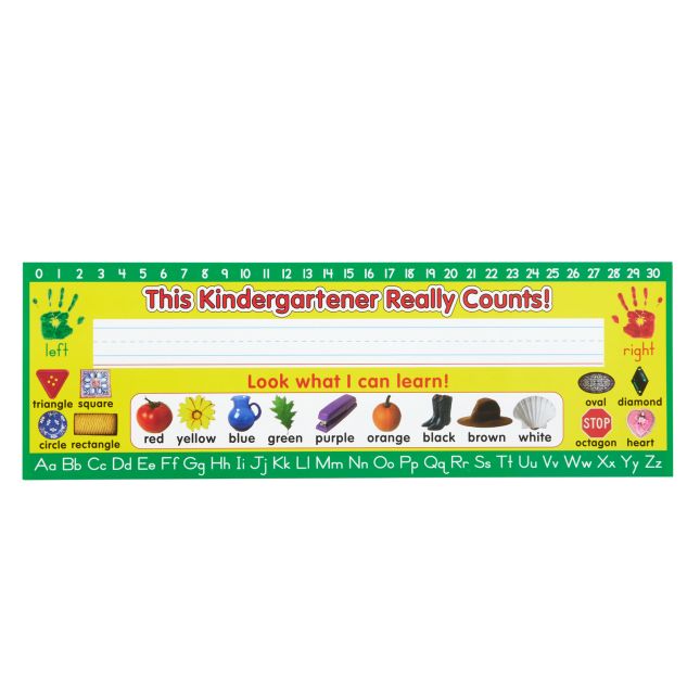 Zaner-Bloser Kindergarten Two-Sided Cardstock Desktop Helpers™