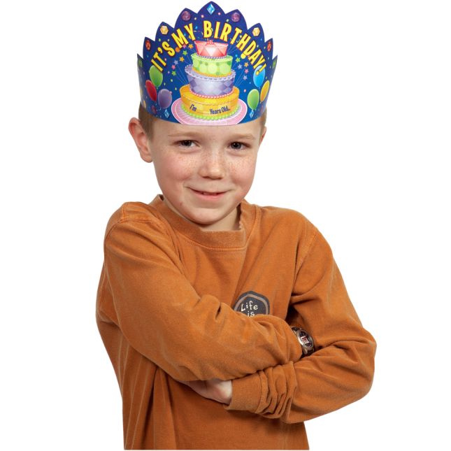 Really Good Stuff® It&#039;s My Birthday Crowns -