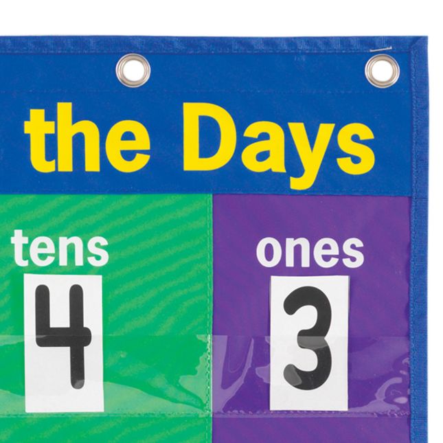 Really Good Stuff® Counting The Days Pocket Chart™ - 1 pocket chart, 285 pieces_5