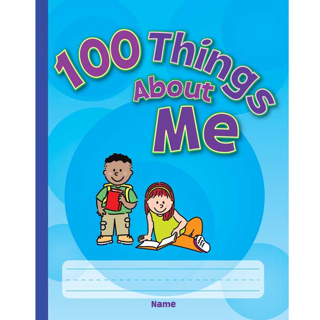 100 Things About Me Structured Writing Journals