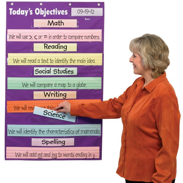 Today's Objectives Pocket Chart™