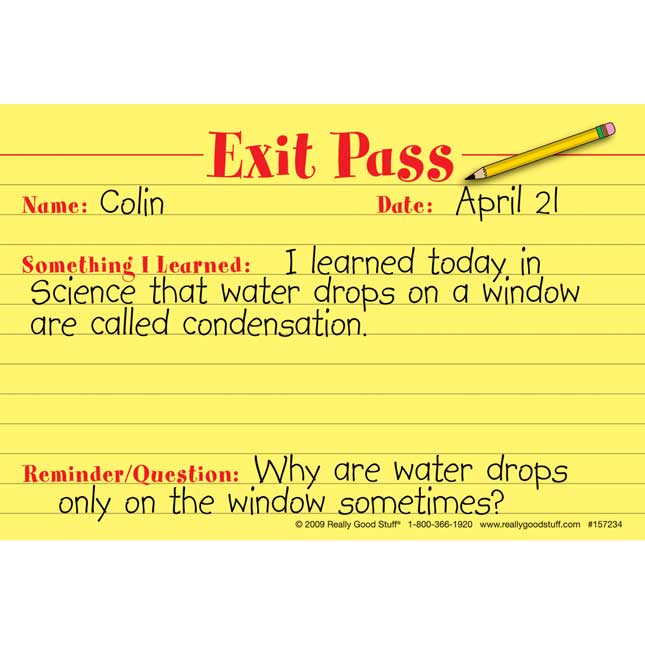 Really Good Exit Passes