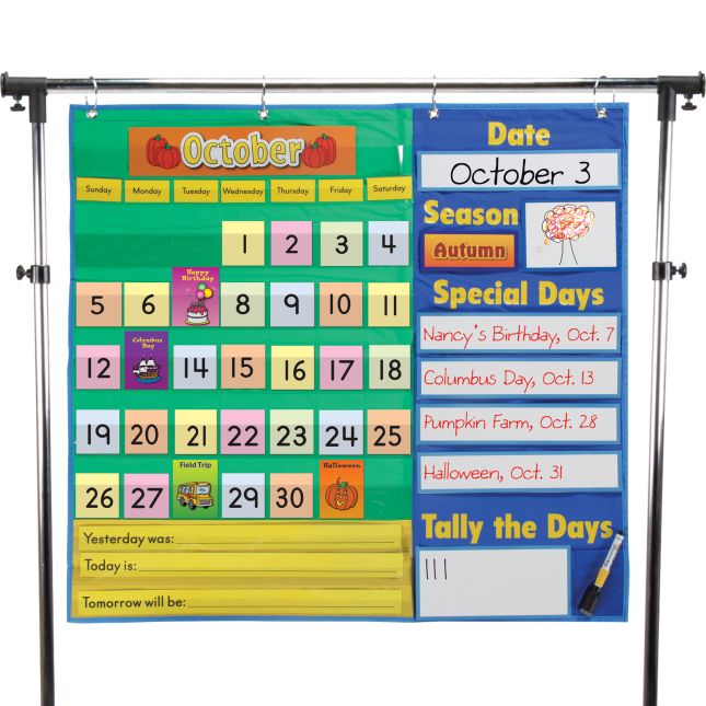 Really Good Stuff® Today's Calendar Pocket Chart™