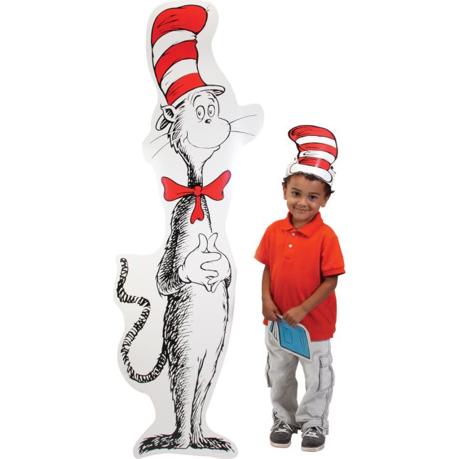 Giant Cat In The Hat Cut-Out Bulletin Board Set