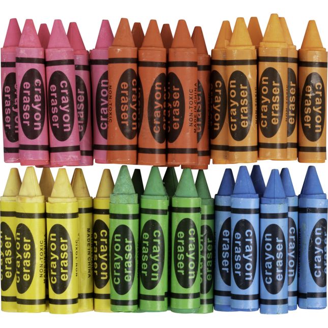 Crayon Erasers - 12 erasers_0