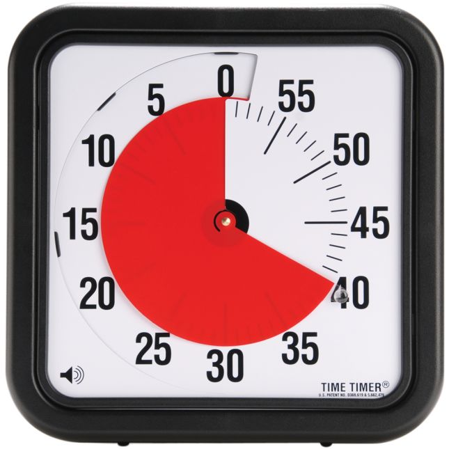 12" Audible Time Timer® - 1 timer