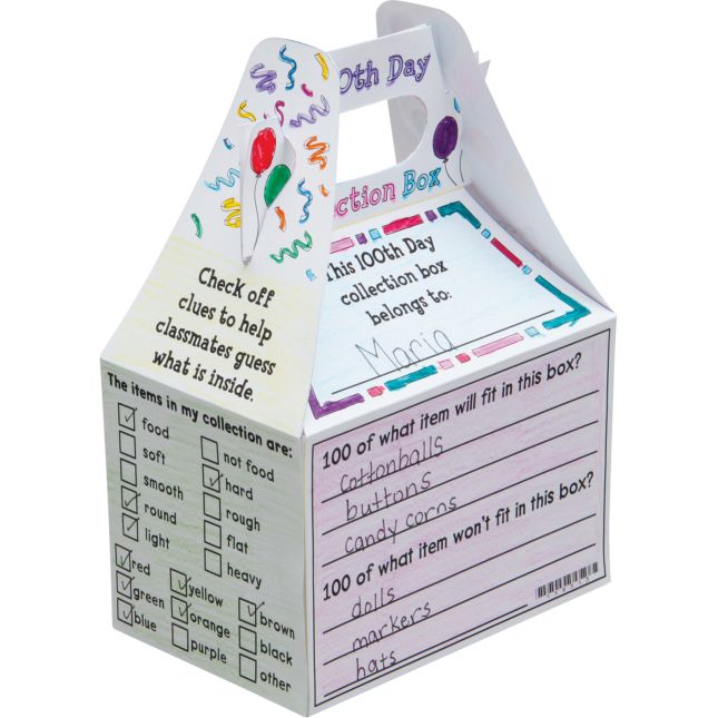 Ready-To-Decorate® Happy 100th Day! Collection Boxes - 12 boxes