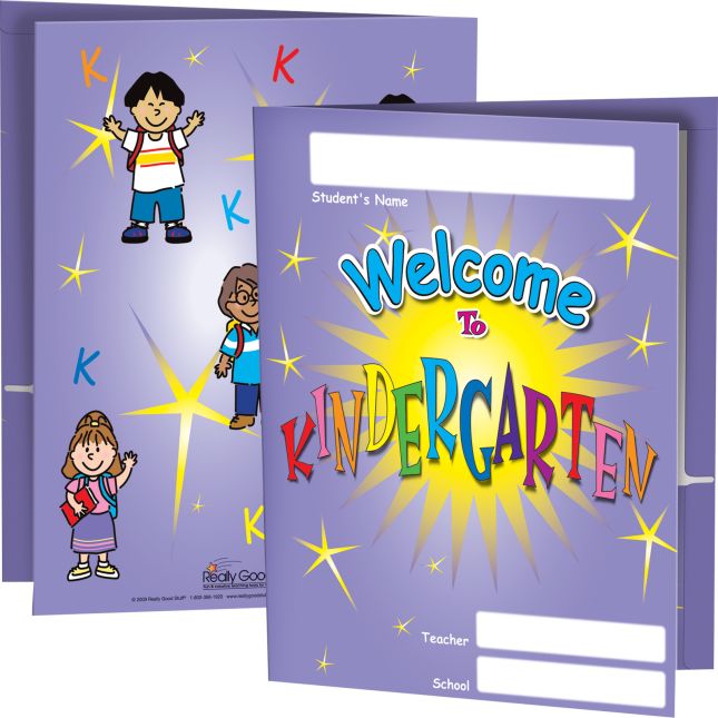 Welcome Folders - Kindergarten - 12 folders