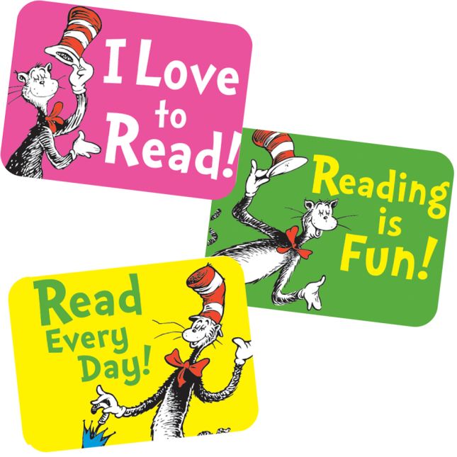 Dr. Seuss™ Cat In The Hat Reading Success Stickers - 120 stickers