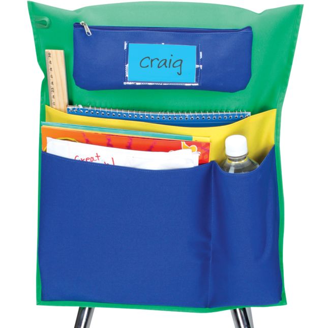 Deluxe Multi-Pocket Chair Pockets with Pencil Case and