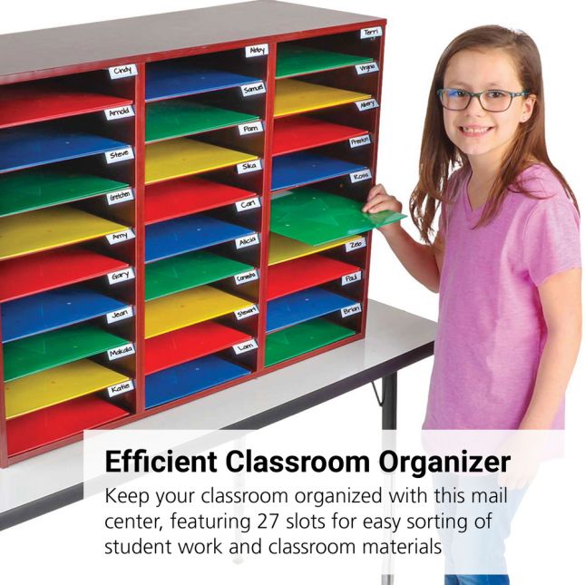 Really Good Stuff® Classroom Mail Center - 27 Slots