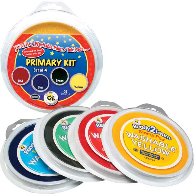 Jumbo Circular Washable Pads Primary Kit - Center Enterprises