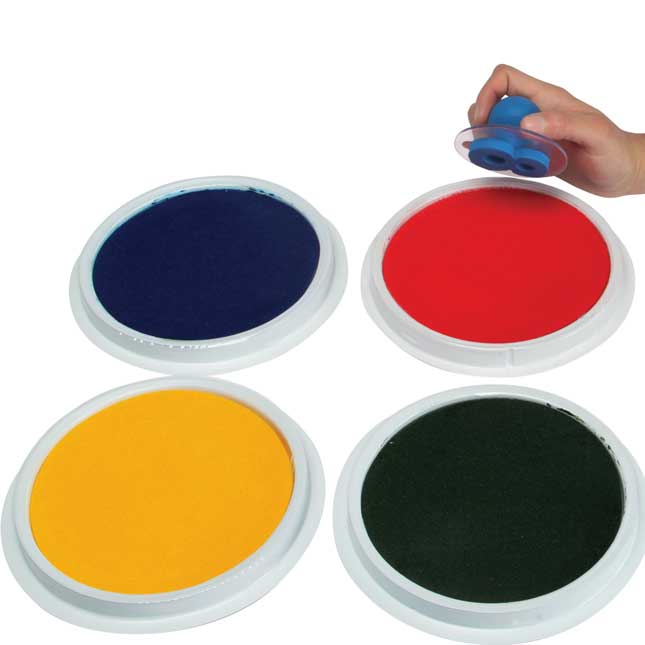 Washable Paint/Ink Stamp Pads - Set Of 4