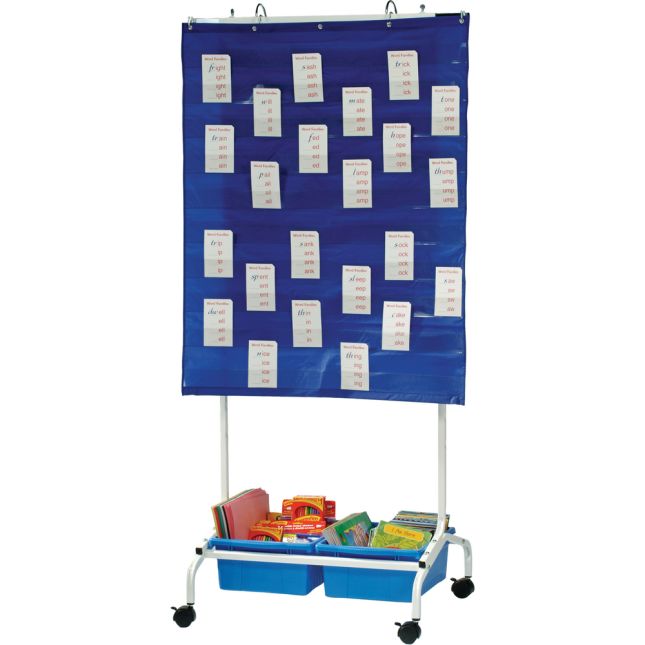 Deluxe Chart Stand - 1 easel, 2 tubs