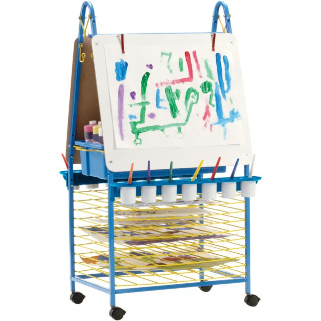 Double-Sided Art Easel - 1 easel with accessories