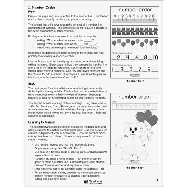 Math Readiness Number Sense and Operations Flip Chart