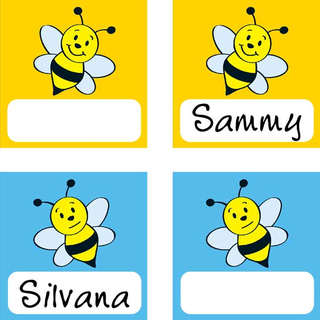 Good "Bee-Havior" Pocket Chart Card Refill - 32 name cards