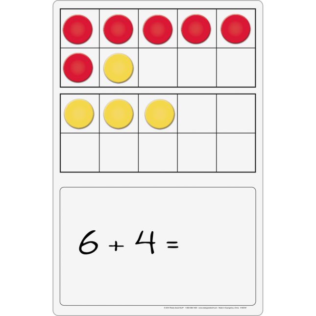 Magnetic Double Ten-Frame Dry Erase Demonstration Board Kit