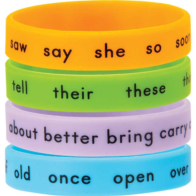 Sight Word Bracelets Set