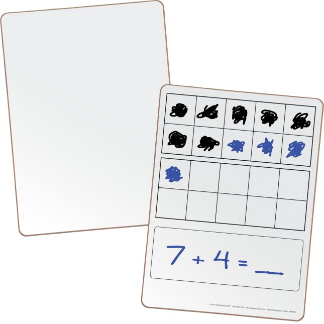 Learning Advantage Giant Magnetic Foam Ten Frame Dry-Erase Whiteboard, Foam  Frame, 5 x 12 (CTU7469