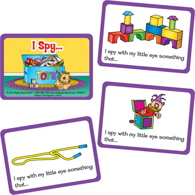 Numeracy Center-In-A-Bag™: What Do You Spy? Position Playroom