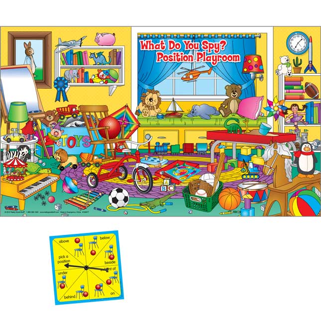 Numeracy Center-In-A-Bag™: What Do You Spy? Position Playroom