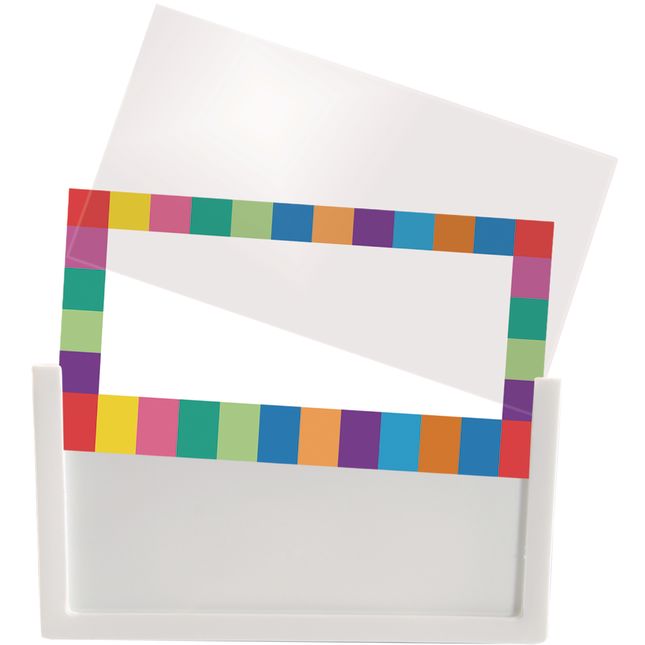 5-Pack Universal Label Holders With Labels