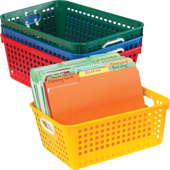 Really Good Active Learning Center™ - Blue With Primary Baskets And Label Holders